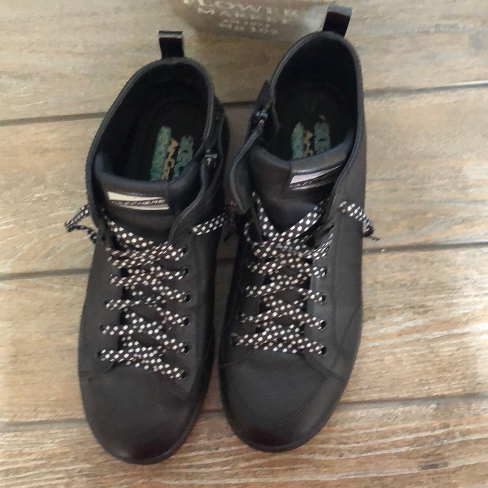 Skechers Women High Top Leather Sneakers